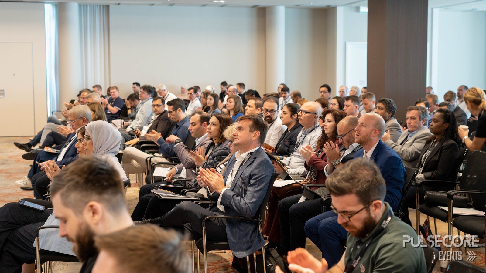 Photograph from a previous edition of the Excellence in Digital Banking summit organised by PulseCore Events, held in Amsterdam, Netherlands